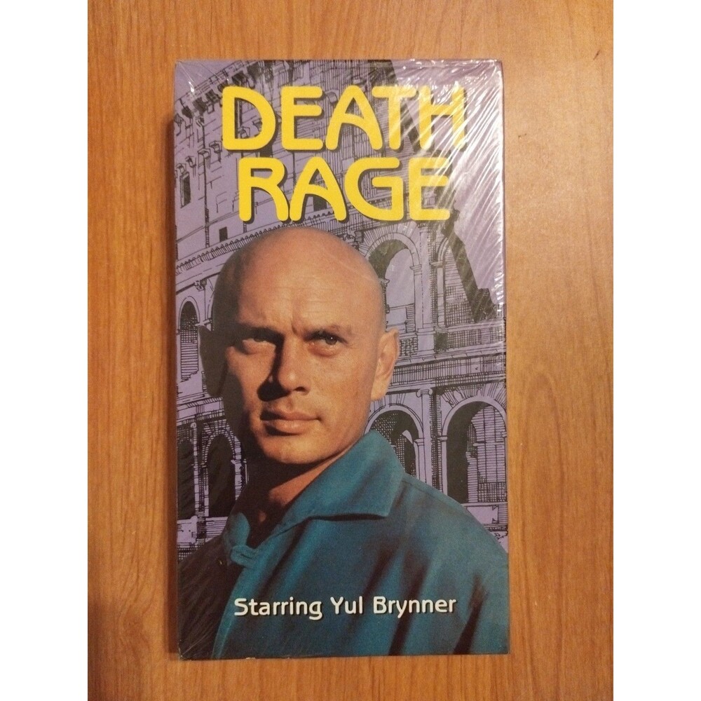 Death Rage (VHS, 1976) Yul Brynner - New & Sealed